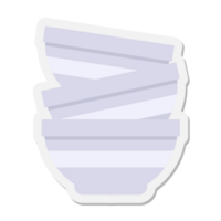 stack of bowls sticker png