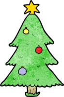 cartoon christmas tree png