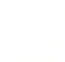 dibujo de tiza de elefante png