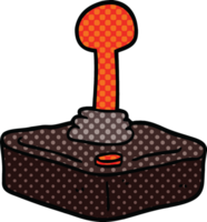 Cartoon-Joystick im Comic-Stil png