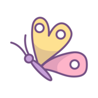 vlinder insect sticker png