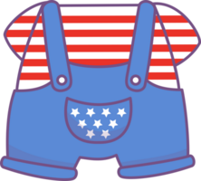 Amerikaans kleuren kleren png