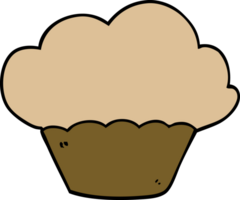 muffin di doodle dei cartoni animati png