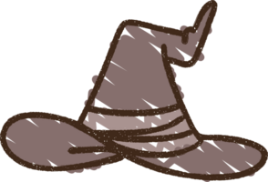 Witch Hat Chalk Drawing png