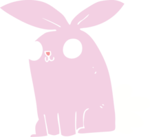 piatto colore stile cartone animato coniglietto coniglio png