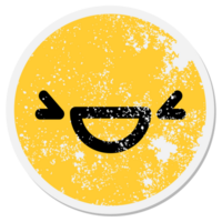 laughing mean face circle png