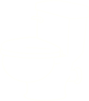 disegno del gesso della toilette png