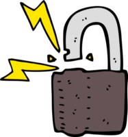 cartoon padlock symbol png