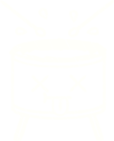 Beaten Drum Chalk Drawing png