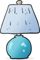 hand drawn cartoon lamp png