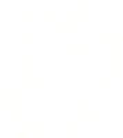 desenho de giz de rena png