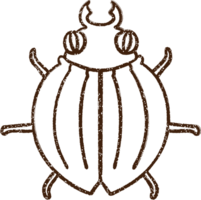 bug houtskool tekening png