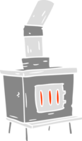 mão desenhado desenho animado rabisco do uma casa forno png