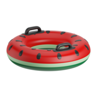 3d watermelon float summer icon png