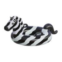 3d zebra flutuador verão ícone png