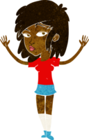 cartoon pretty girl png