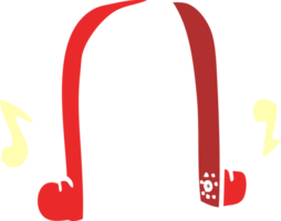 dessin animé doodle casque moderne png