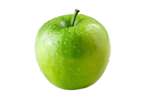 grön äpple på transparent bakgrund png