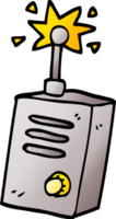 gradiente ilustração desenho animado walkie talkie png