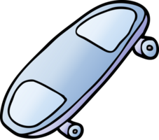 cartoon doodle skate board png