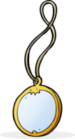 cartoon pendant necklace png