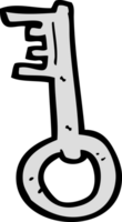 cartoon old key png