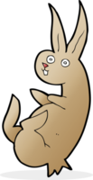 lindo conejo de dibujos animados png