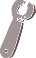 outil de clé de doodle de dessin animé png