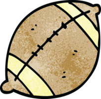 football de griffonnage de dessin animé png