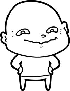 cartoon creepy guy png