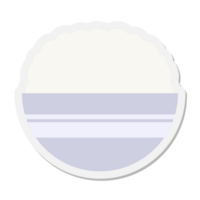 bowl of rice sticker png