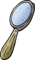 cartoon doodle magnifying glass png