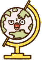 globe krijt tekening png