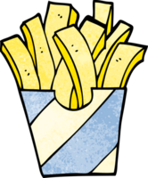 cartoon doodle fries png