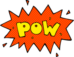 cartoon comic book pow symbol png