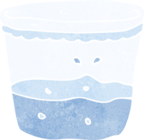 dessin animé verre d'eau png