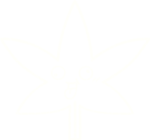 Cannabis Leaf Chalk Drawing png