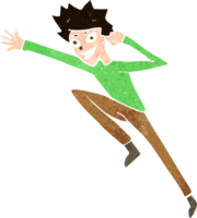 cartoon jumping man png