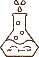 borrelende chemicaliën houtskooltekening png