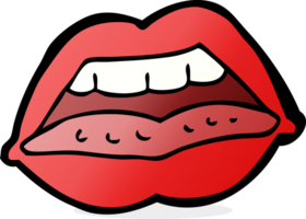 cartoon sexy lippen symbool png