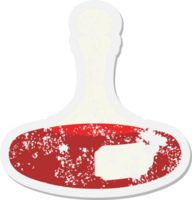 fancy decanter full of wine grunge sticker png