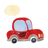 cartoon car with thought bubble png