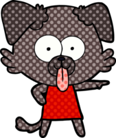 cartoon dog with tongue sticking out png