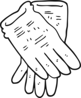 guantes de trabajo de jardín de dibujos animados png