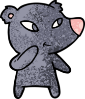 lindo oso de dibujos animados png