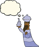 one of the three wise men with thought bubble png