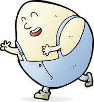 personaggio dei cartoni animati humpty dumpty uovo png