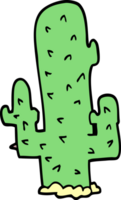 cartoon doodle cactus png