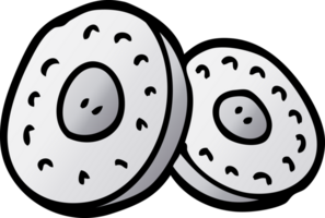cartoon doodle two silver coins png