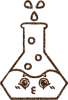 esperimento scientifico disegno a carboncino png